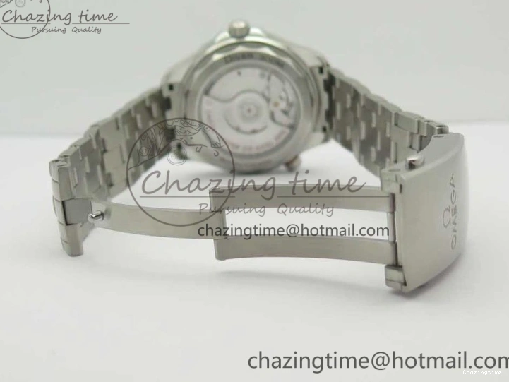 0301 ZeroBulk 2018 Seamaster Diver 300M OMF Best Edition Blue Ceramic Blue Dial on SS Bracelet A8800 (Black Balance Wheel) 7957